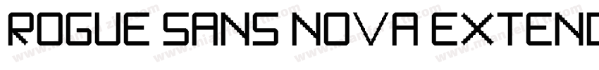 rogue sans nova extended bold ital字体转换